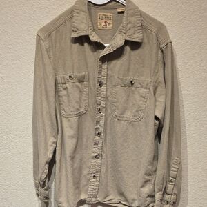 Red Head Long Sleeve Button-Up Shirt